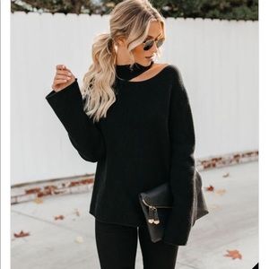 Cutout Turtleneck Sweater NWOT